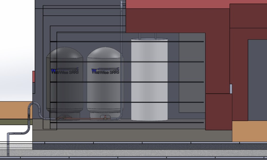 Front View of House With 2 Tanks