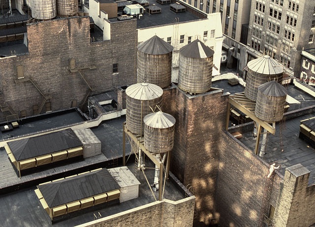 roof top - water towers 44th street